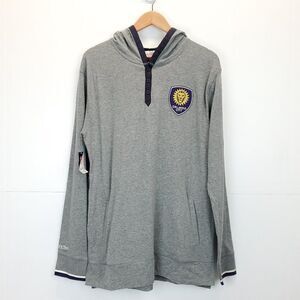 Mitchell & Ness Orlando City SC Long Sleeve Hooded Shirt